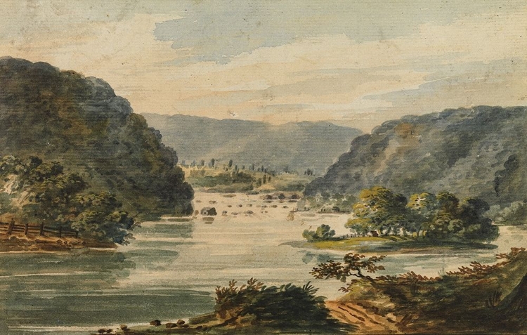 Picture of A VIEW OF THE POTOMAC AT HARPERS FERRY 1811