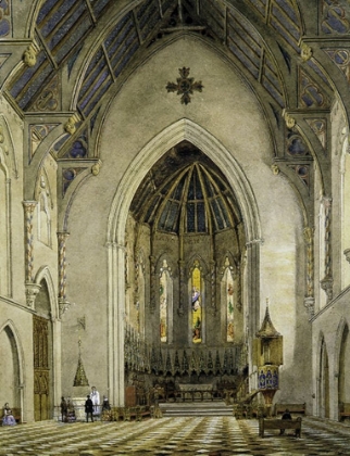 Picture of CHANCEL OF TRINITY CHAPEL, NEW YORK 1856