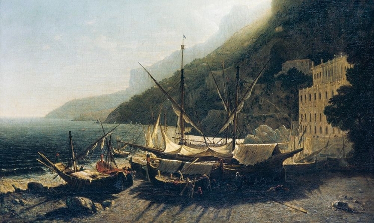 Picture of VIEW AT AMALFI, BAY OF SALERNO