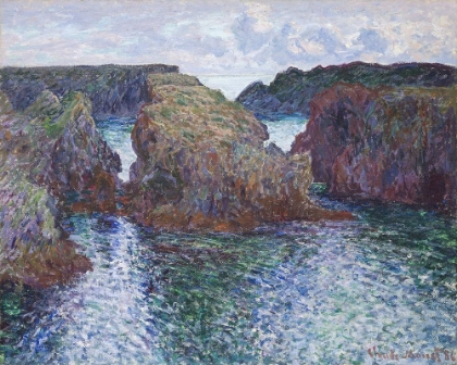 Picture of ROCKS AT PORT-GOULPHAR, BELLE-ILE