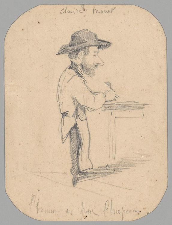 Picture of CARICATURE OF A MAN IN THE SMALL HAT