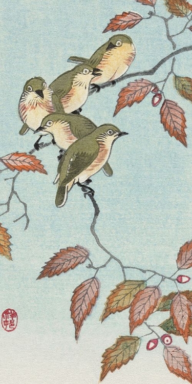 Picture of BIRDS ON A BRANCH