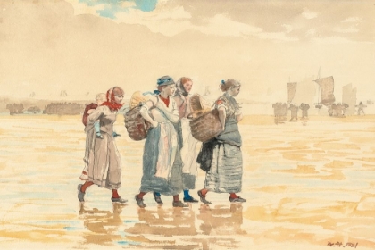 Picture of FOUR FISHWIVES ON THE BEACH