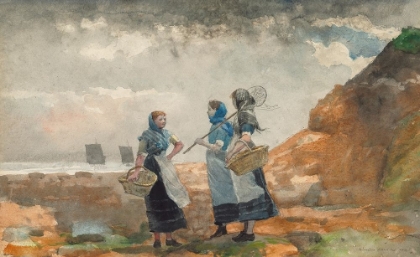 Picture of THREE FISHER GIRLS, TYNEMOUTH