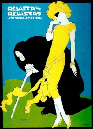 Picture of MEXICAN MAGAZINE COVER 1920 EL PRESENTE Y EL FUTURO
