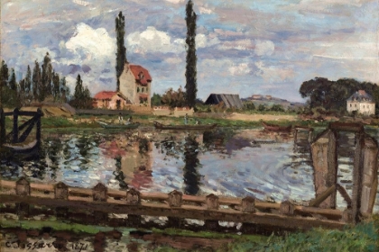 Picture of BANKS OF THE SEINE AT PORT MARLY