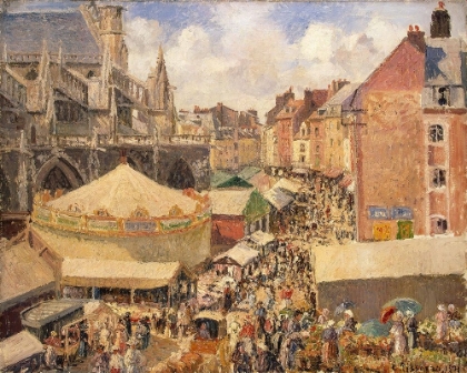 Picture of THE FAIR AROUND THE SAINT-JACQUES CHURCH, DIEPPE