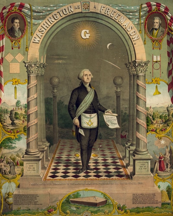 Picture of GEORGE WASHINGTON-FREEMASON