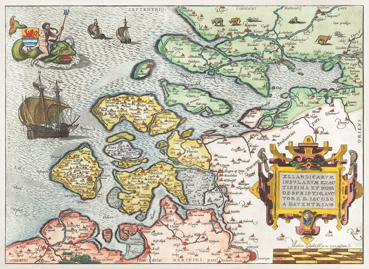 Picture of MAP OF ZEELAND