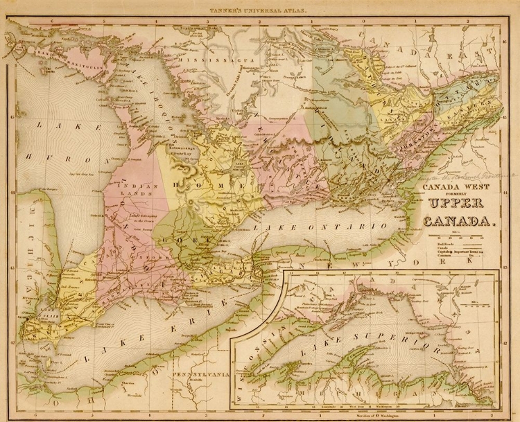 Picture of UPPER CANADA 1844