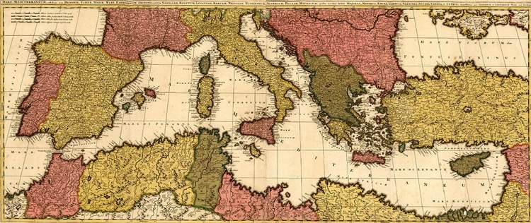 Picture of MEDITERRANEAN SEA 1695