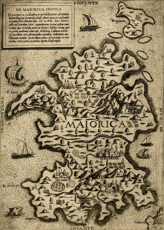 Picture of ISLAND OF MAIORCA 1568