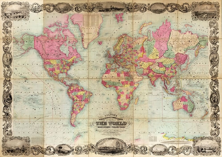 Picture of WORLD MAP 1705