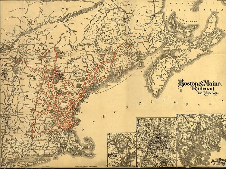 Picture of BOSTON AND MAINE 1898