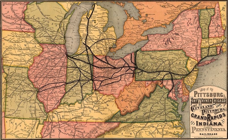 Picture of PITTSBURGH FORT WAYNE AND CHICAGO CLEVELAND AND PITTSBURGH GRAND RAPIDS AND INDIANA AND PENNSYLVANIA