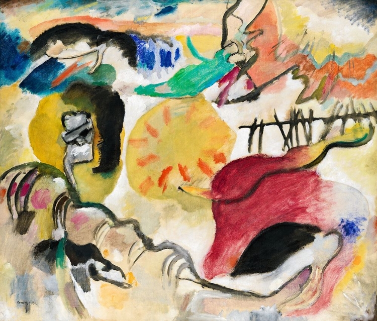 Picture of IMPROVISATION 27-GARDEN OF LOVE II 1912