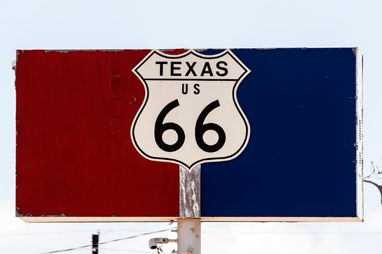 Picture of TEXAS SIGN-ON THE OLD U.S. HIGHWAY ROUTE 66