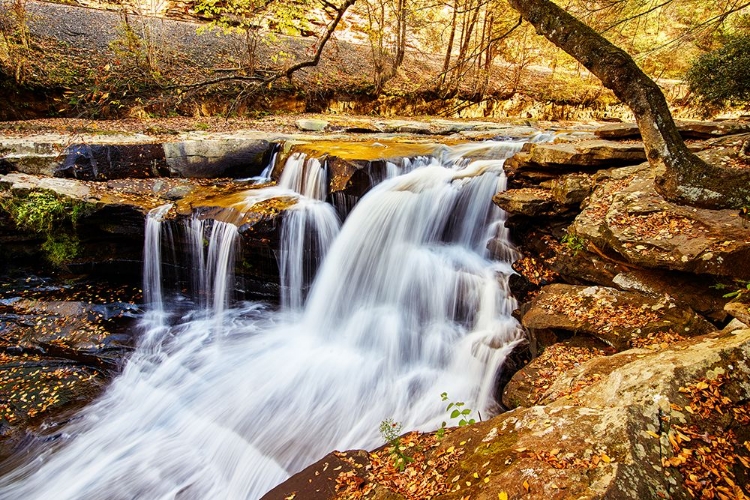 Picture of DUNLOUP FALLS THURMOND-FAYETTE COUNTY-WEST VIRGINIA