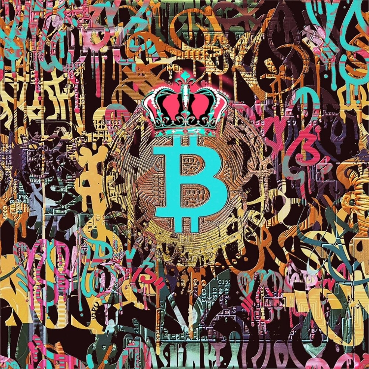 Picture of BITCOIN GRAFFITI ART V