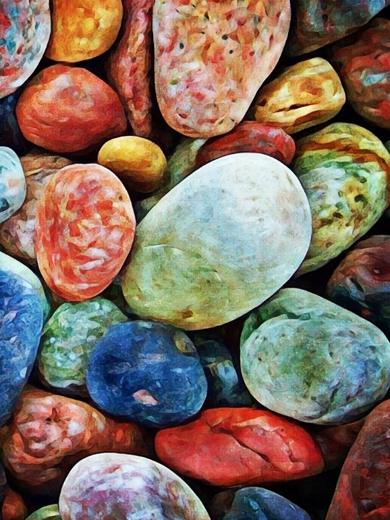 Picture of PARTICOLOURED PEBBLES II