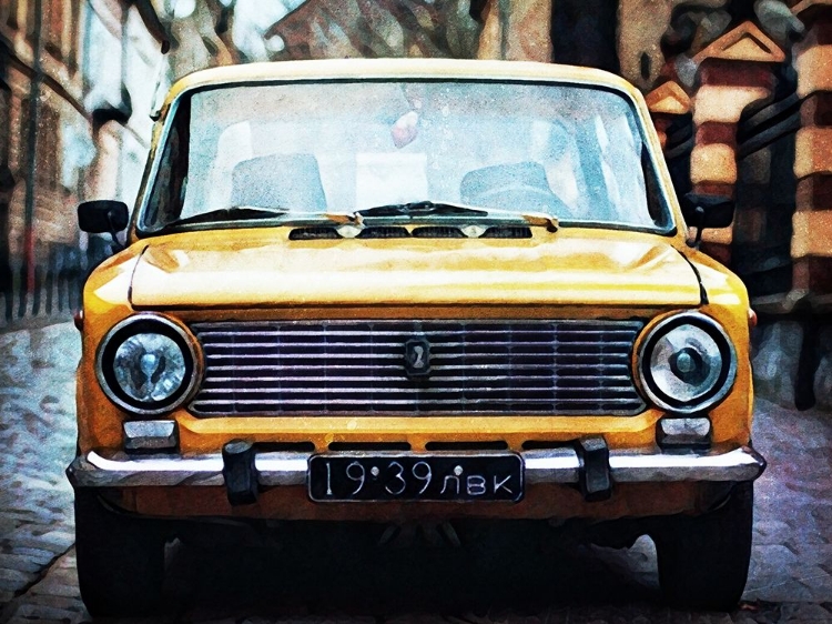 Picture of CANARY COLOURED CAR