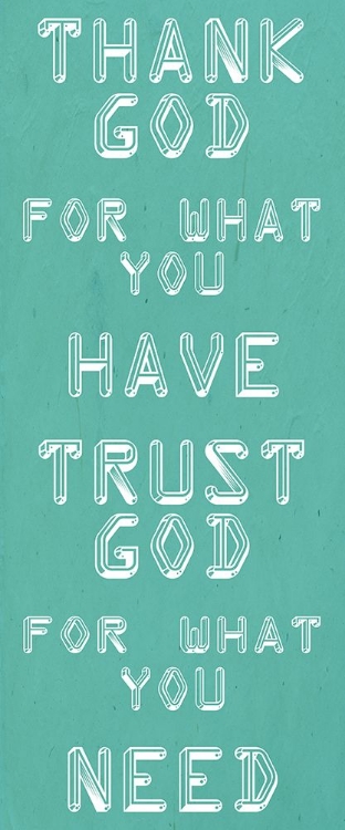 Picture of TRUST GOD