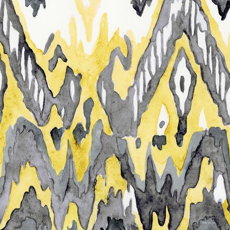 Picture of YELLOW-GRAY IKAT 2