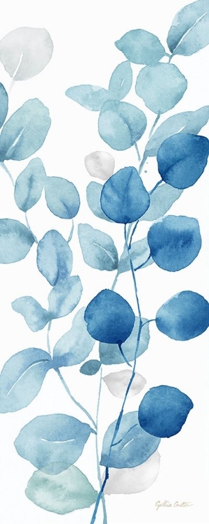 Picture of INDIGO BOTANICAL PANEL I