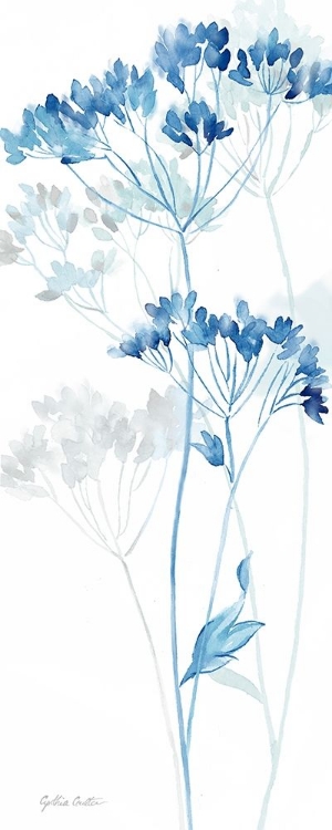 Picture of INDIGO BOTANICAL PANEL IV