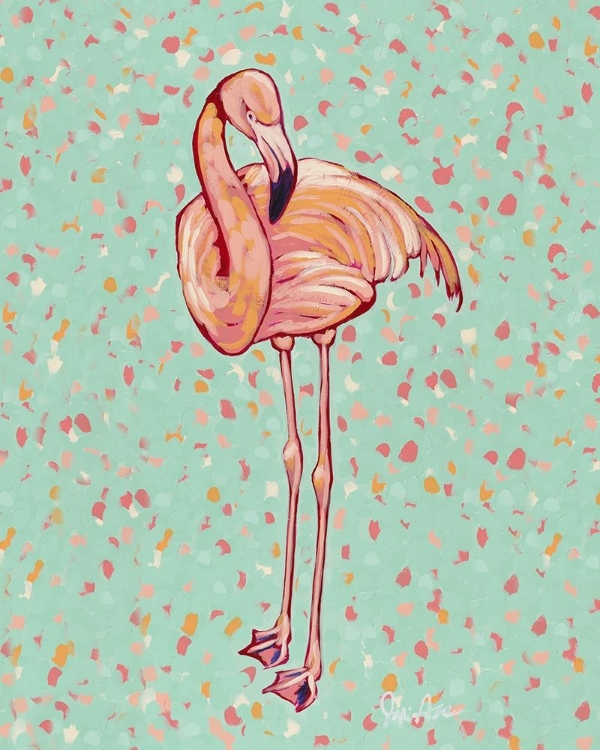 Picture of FLAMINGO PORTRAIT I