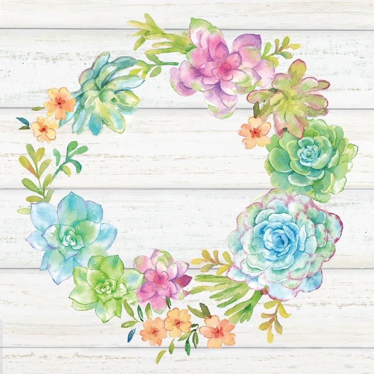 Picture of SWEET SUCCULENTS WREATH II