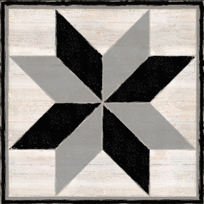 Picture of BLACK  AND WHITE QUILT BLOCK II