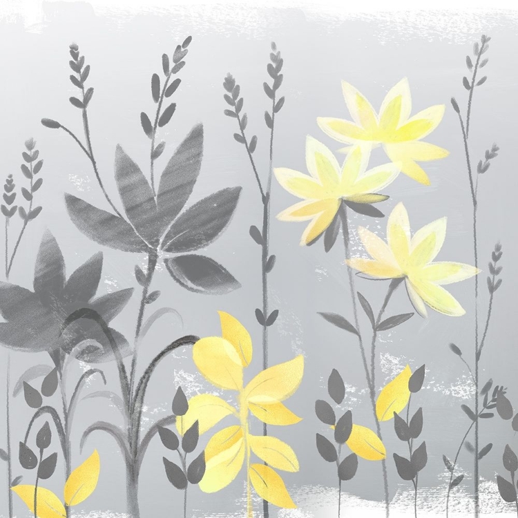 Picture of SOFT NATURE YELLOW AND GREY II