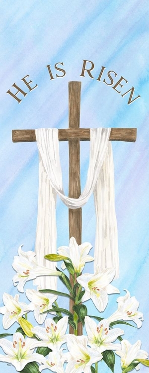 Picture of HE  IS RISEN VERTICAL II-RISEN