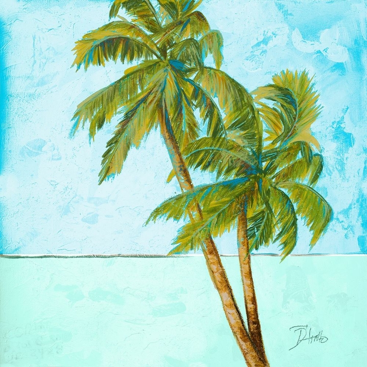 Picture of BEACH PALM BLUE I