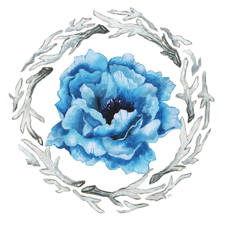 Picture of BLUE FLOWER I