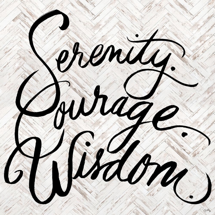 Picture of SERENITY COURAGE WISDOM