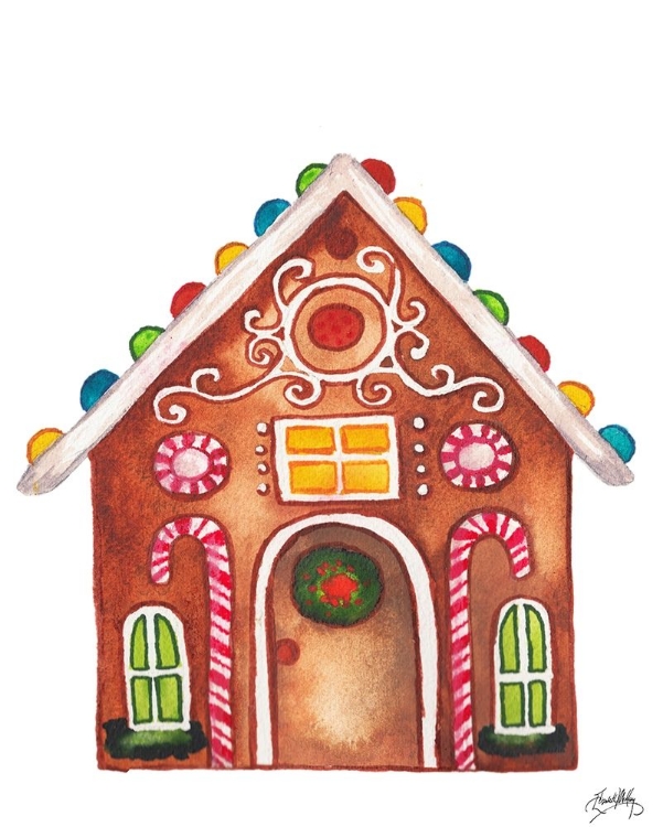 Picture of GINGERBREAD AND CANDY HOUSE I