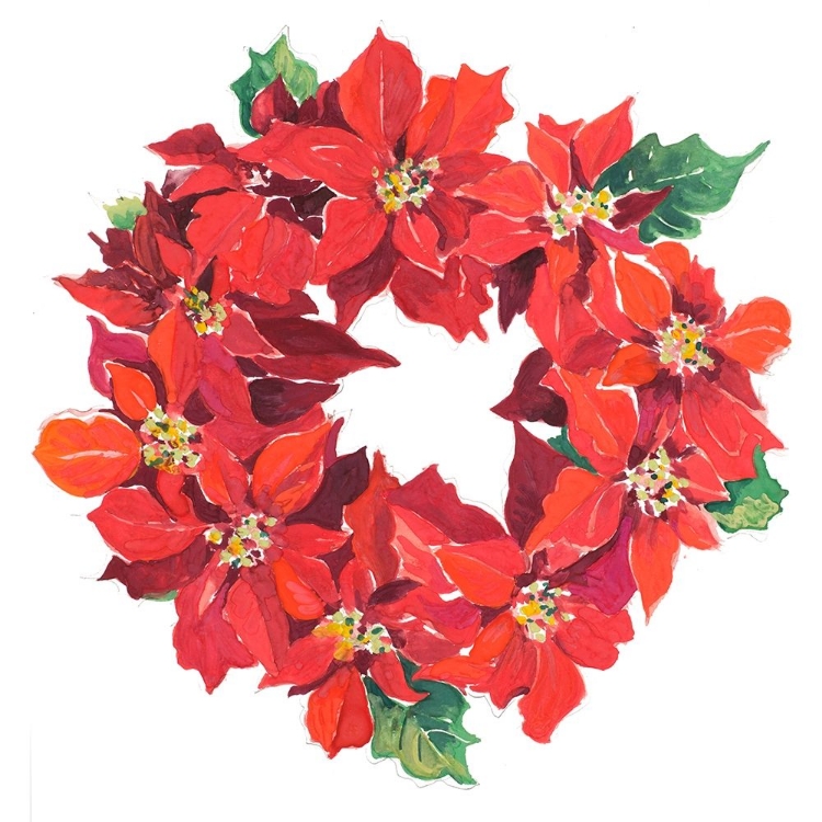 Picture of POINSETTIA WREATH