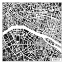 Picture of PARIS MAP BLACK