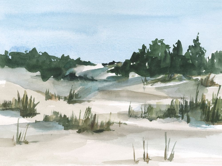 Picture of WATERCOLOR SAND DUNES II