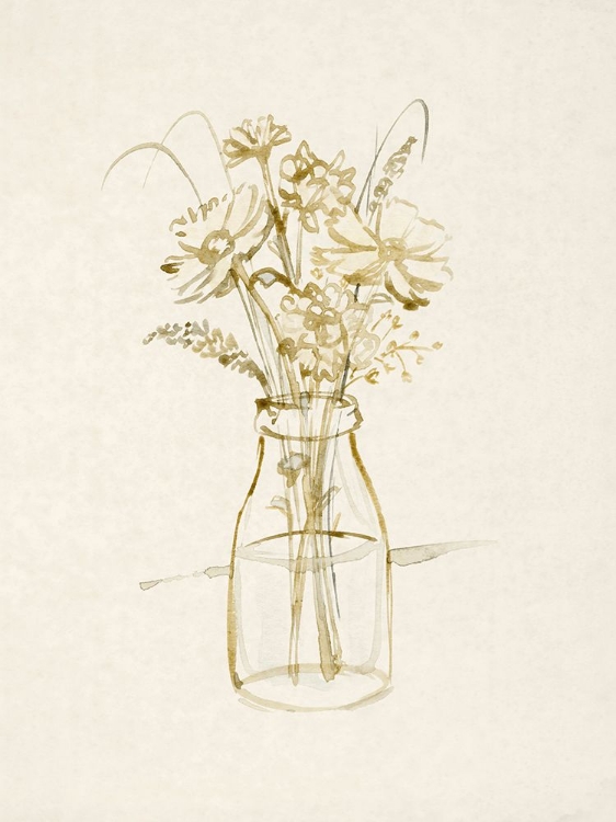 Picture of FADED FLOWER ARRANGMENT III