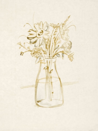 Picture of FADED FLOWER ARRANGMENT IV