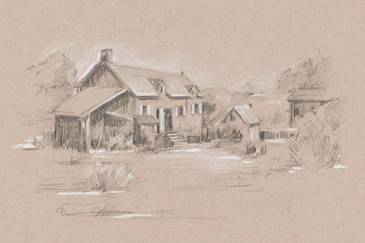 Picture of FARMHOUSE COMPOSITION STUDY I