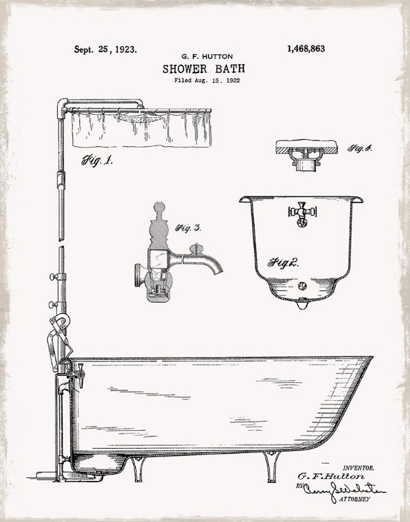 Picture of VINTAGE BATH I