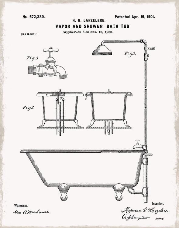 Picture of VINTAGE BATH II