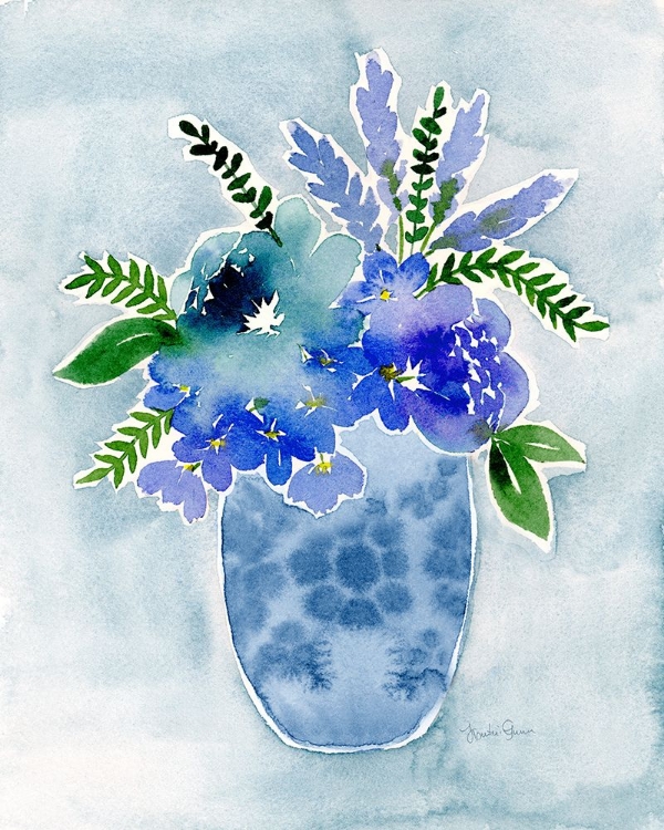 Picture of BLUE BOUQUET I