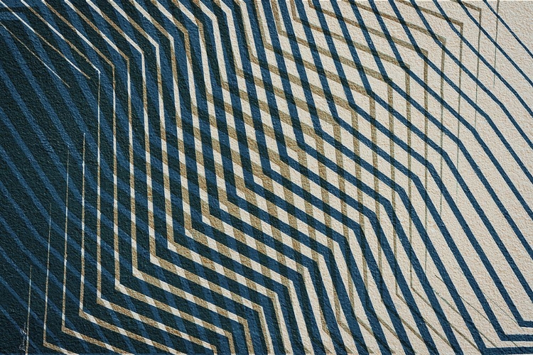 Picture of MODERN ZIG ZAG 1 NAVY