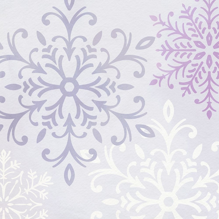 Picture of PASTEL SNOWFLAKES II