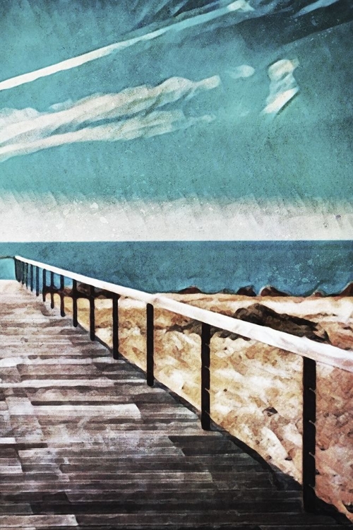 Picture of WOODEN PIER MEETS BLUE SKIES II